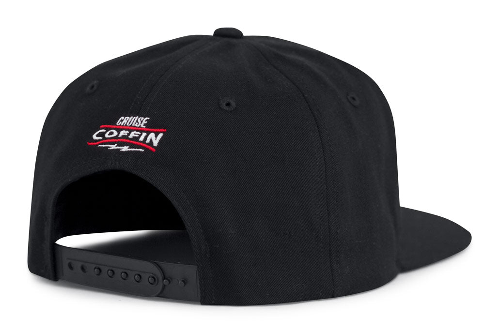 Death By Stereo Collab Black Snapback Hat