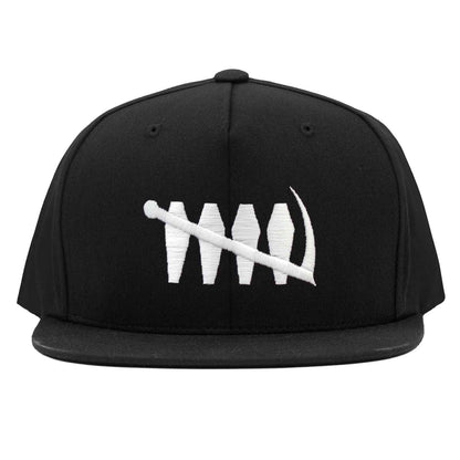 Reaper Tally Marks Black Snapback Hat
