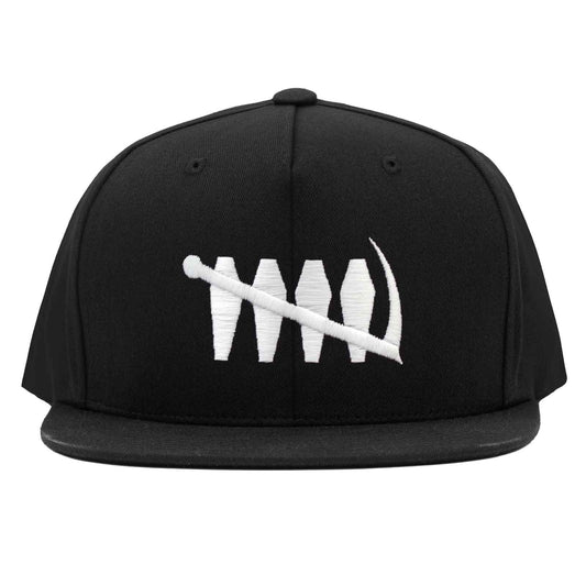 Reaper Tally Marks Black Snapback Hat