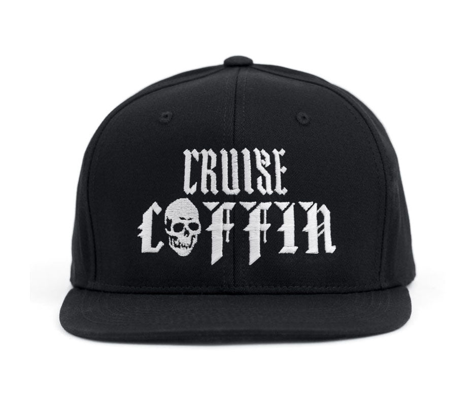 Corona Skull Black Snapback Hat