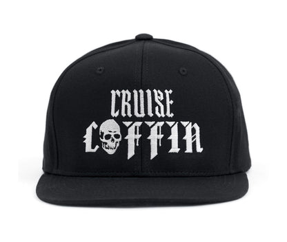 Corona Skull Black Snapback Hat