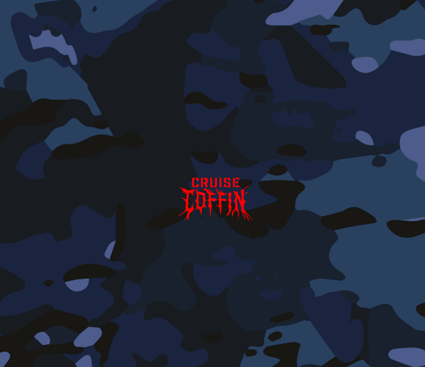 Midnight Blue Camo Boating Shirt With Button Closure
