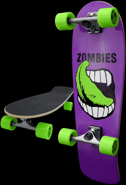 Zombies Purple Skateboard Deck