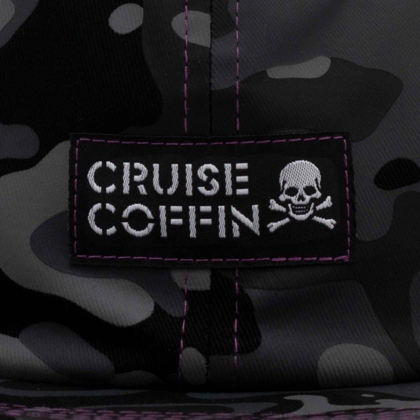 Skull and Crossbones Black Camouflage Hat