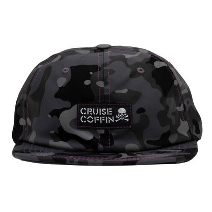 Skull and Crossbones Black Camouflage Hat